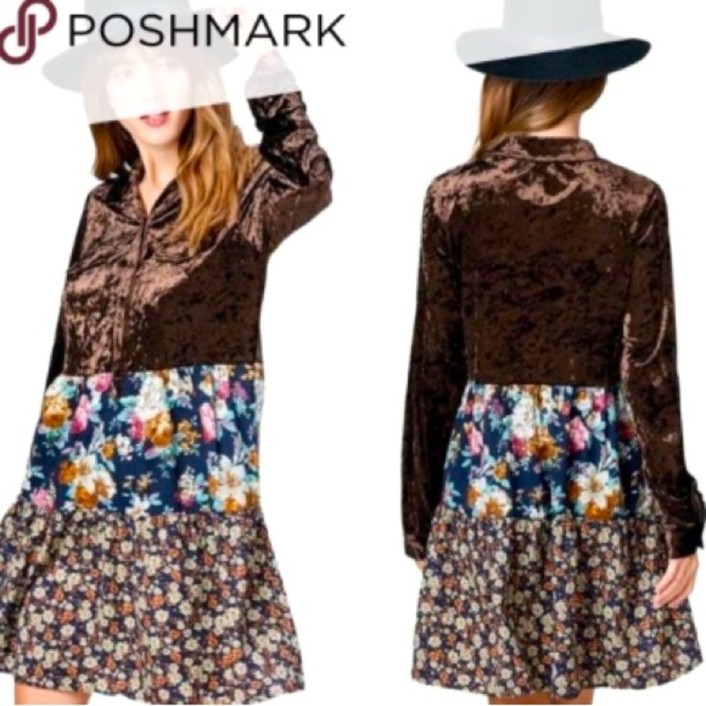 ODDY Velvet Dress! Only worn once!